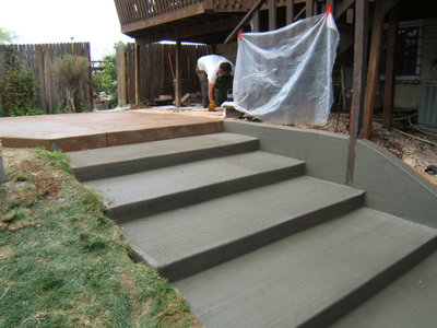 concrete stairs for home