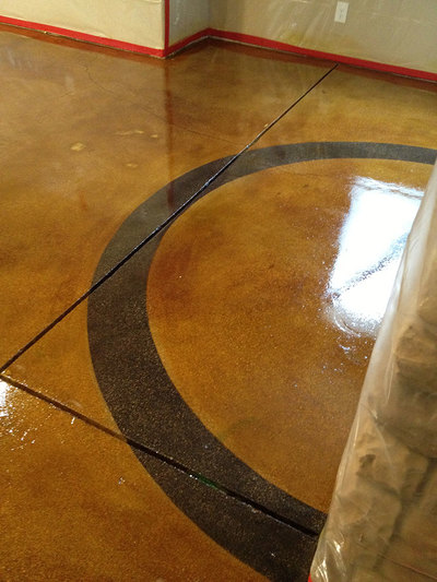 stained and polished concrete 