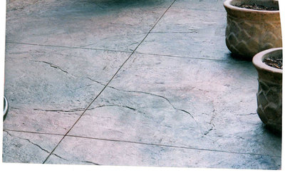 stamped concrete with stone look